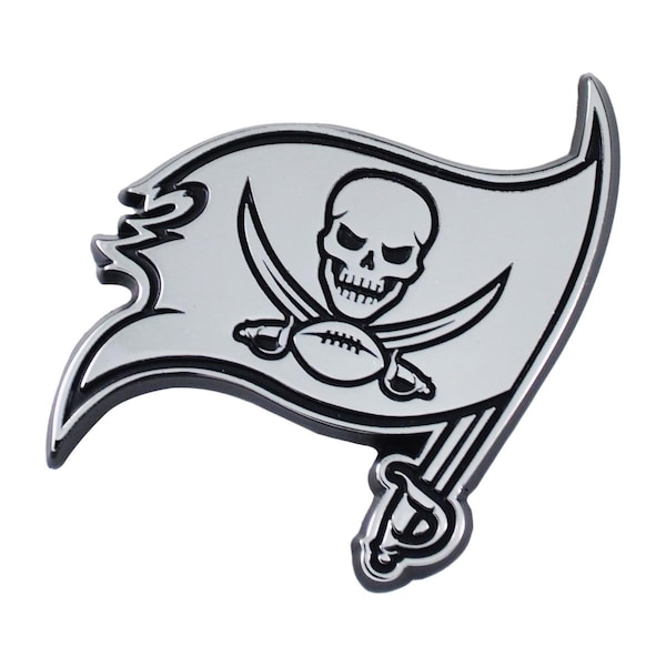 Fanmats Fanmats 4298905630 Tampa Bay Buccaneers Premium Metal Chrome Auto Emblem 4298905630 - main